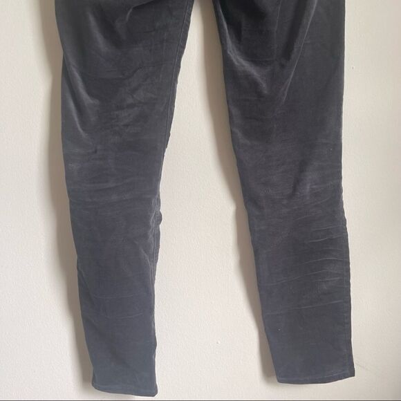 J. Crew Mercantile Velvet Dark Grey Skinny Jeans Size 27 - Picture 6 of 10